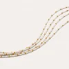 Collar Cleopatra Blanch Acero Baño Oro