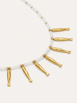 Collar Costa Acero Baño Oro
