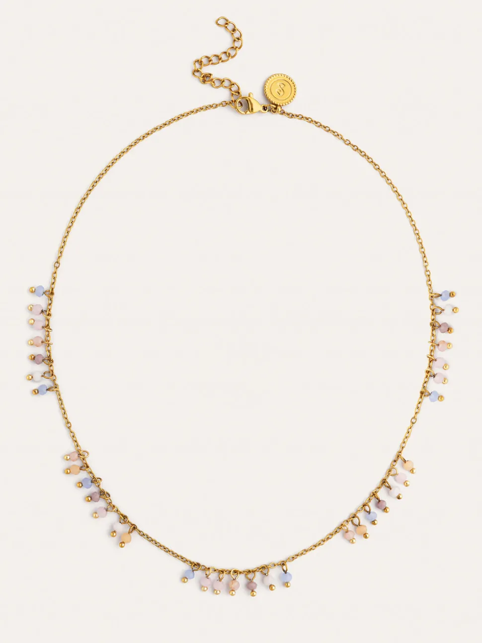 Collar Dancing Daphne Acero Baño Oro