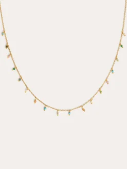 Collar Dancing Stones Baño Oro