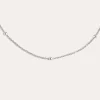Collar Dots Plata