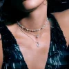 Collar Dots Plata