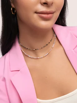 Collar Eloise Acero Baño Oro