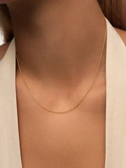 Collar Everything Plata Baño Oro