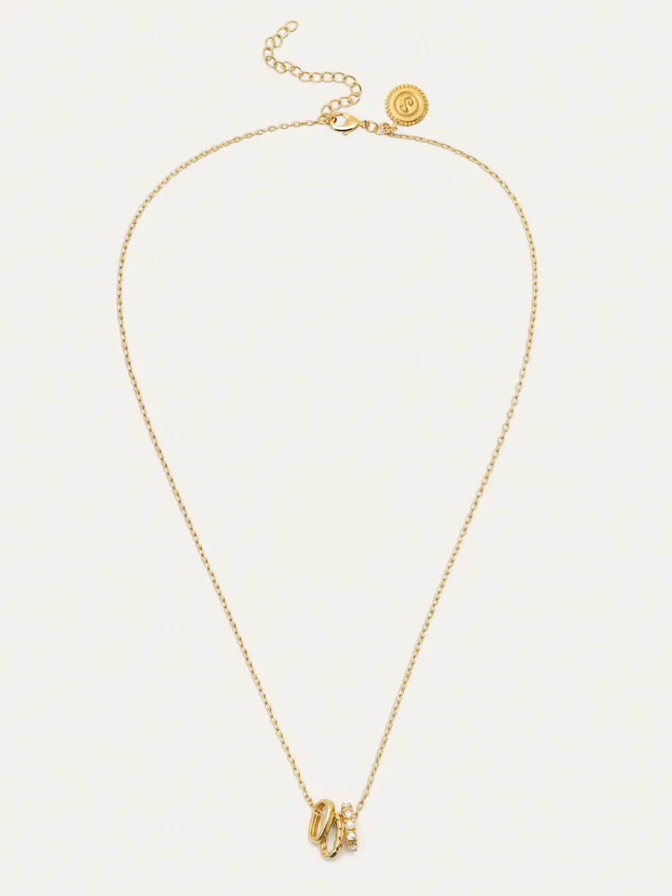 Collar Family Acero Baño Oro