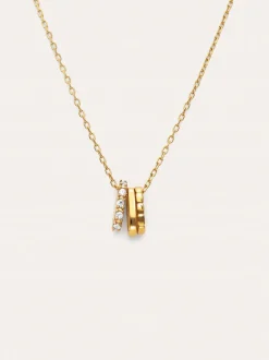 Collar Family Acero Baño Oro