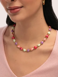 Collar l'Amour à Paris Color Acero Baño Oro