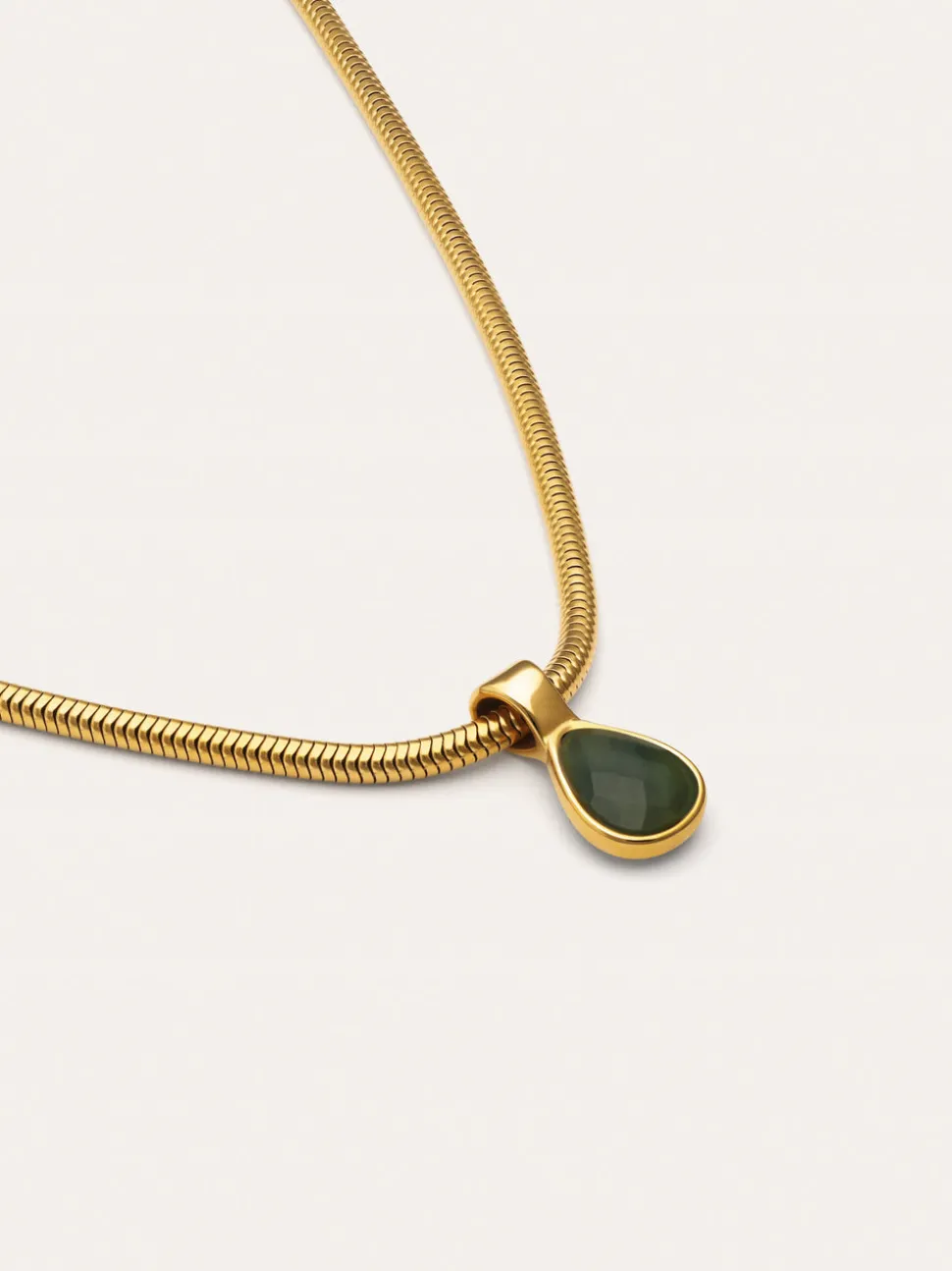 Collar Leti Acero Baño Oro