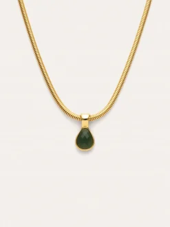 Collar Leti Acero Baño Oro