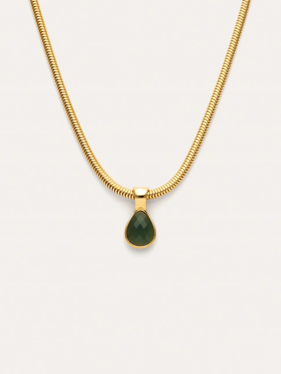Collar Leti Acero Baño Oro