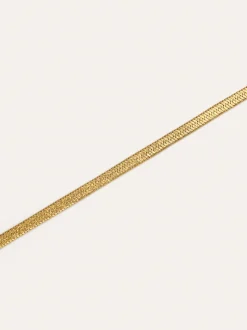 Collar Lisse Sparkling Acero Baño Oro