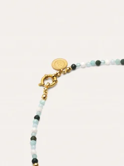 Collar Long Altea Ice Acero Baño Oro