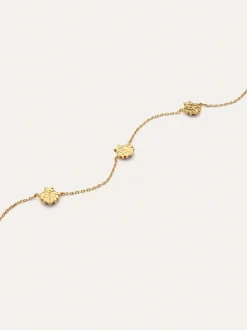 Collar Mariquita Baño Oro