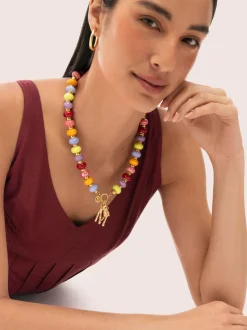 Collar Maxi Frida Acero Baño Oro