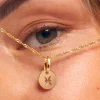 Collar Mini Twist Acero Baño Oro