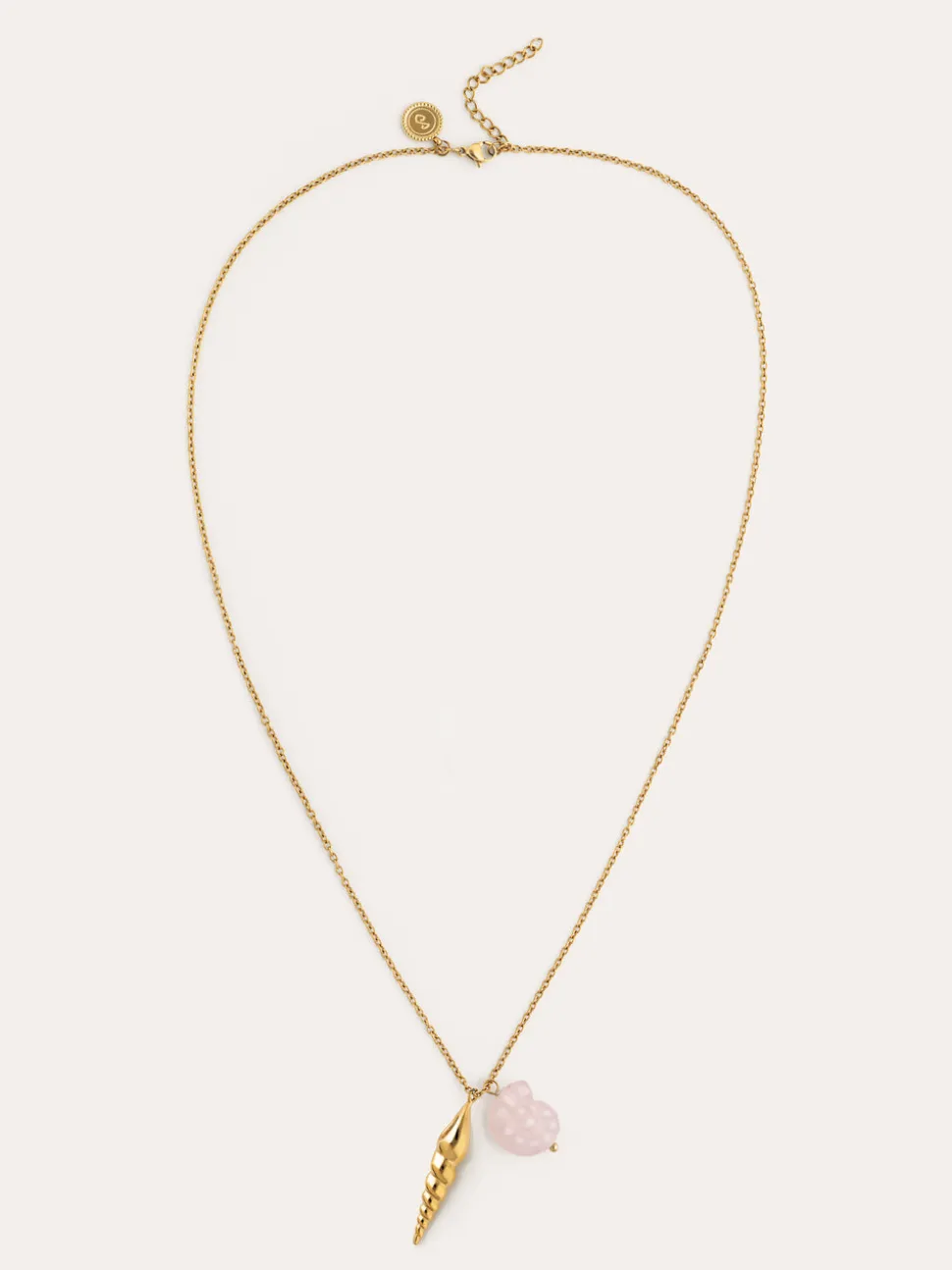 Collar Moana Acero Baño Oro
