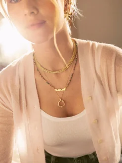Collar Oria Colors Baño Oro
