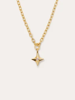 Collar Orion Star Plata Baño Oro