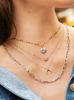 Collar Personalizado Colors Enamel Letter