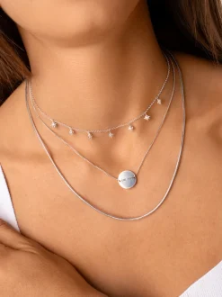 Collar Personalizado Moon Plata