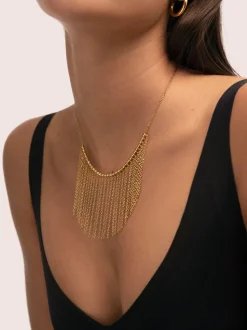 Collar Regina Acero Baño Oro