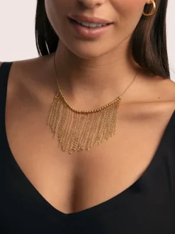 Collar Regina Acero Baño Oro