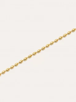 Collar Serpentine Acero Baño Oro
