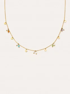 Collar Shamira Acero Baño Oro