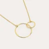 Collar Sister Plata Baño Oro