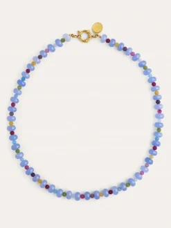 Collar Skycolor Stones Acero Baño Oro