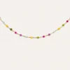 Collar Stella Color Acero Baño Oro