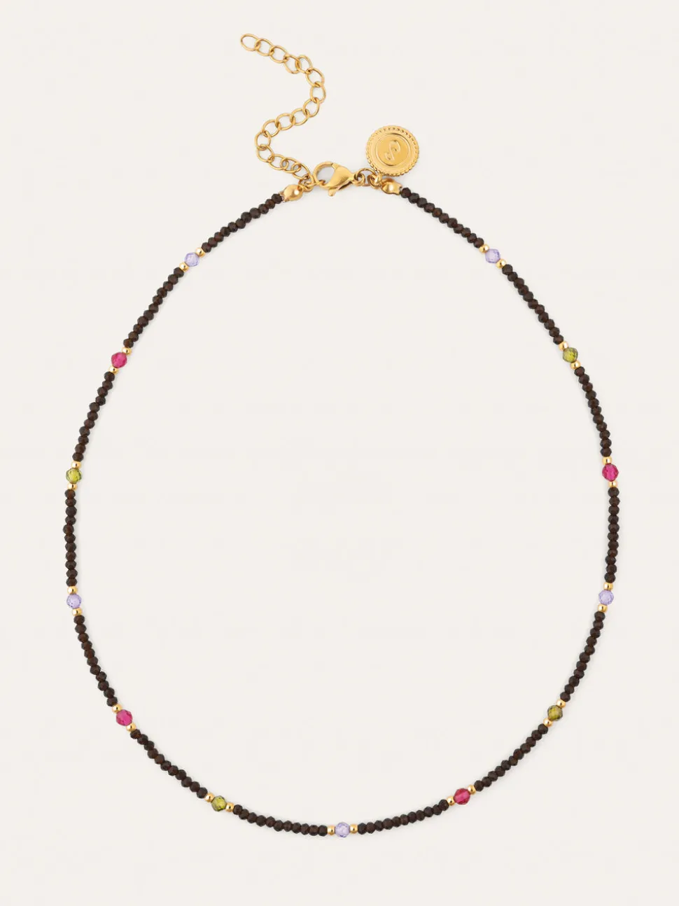 Collar Winter Glam Acero Baño Oro