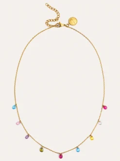 Collar Xiqueta Meua Colors Acero Baño Oro