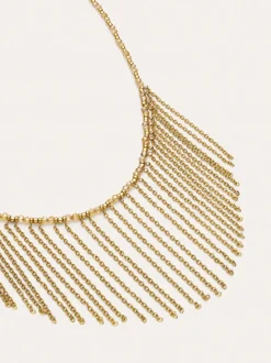 Collar Zafira Champagne Acero Baño Oro