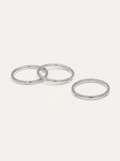 Pack 3 Anillos Palmar Spark Acero
