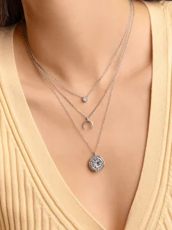 Pack 2 Collares Spark + Mini Moonset Plata