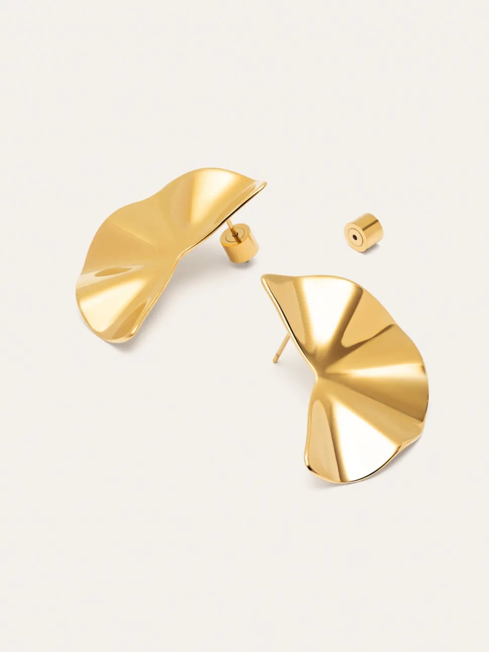 Pendientes Amara Acero Baño Oro