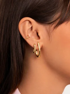 Pendientes Aro Aby Baño Oro