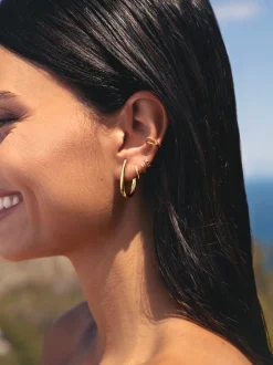 Pendientes Aro Aby Baño Oro