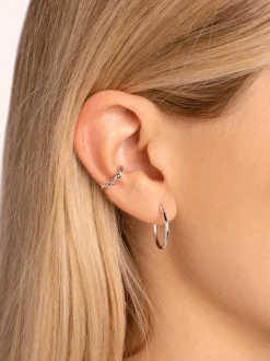 Pendientes Aro Ana S Plata