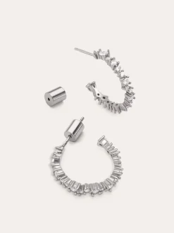 Pendientes Aro Estellar White