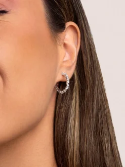 Pendientes Aro Estellar White