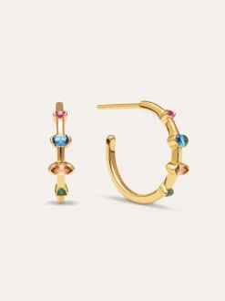 Pendientes Aro Leonor Baño Oro