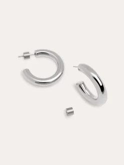 Pendientes Aro Mombasa Acero
