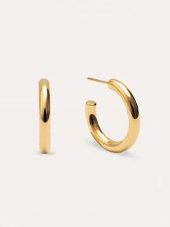 Pendientes Aro Nairobi Acero Baño Oro