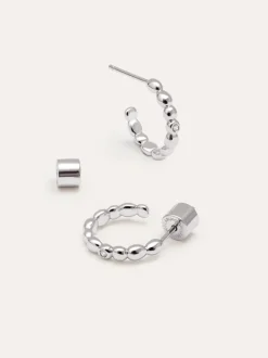 Pendientes Aro Pebble Spark