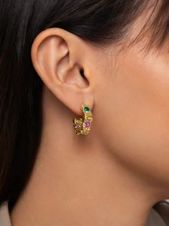 Pendientes Aro Sand Colors Baño Oro