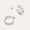 Pendientes Chunky Eslabón Acero