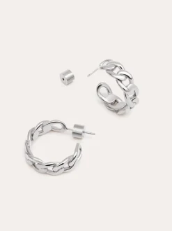 Pendientes Chunky Eslabón Acero