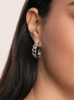 Pendientes Chunky Eslabón Acero